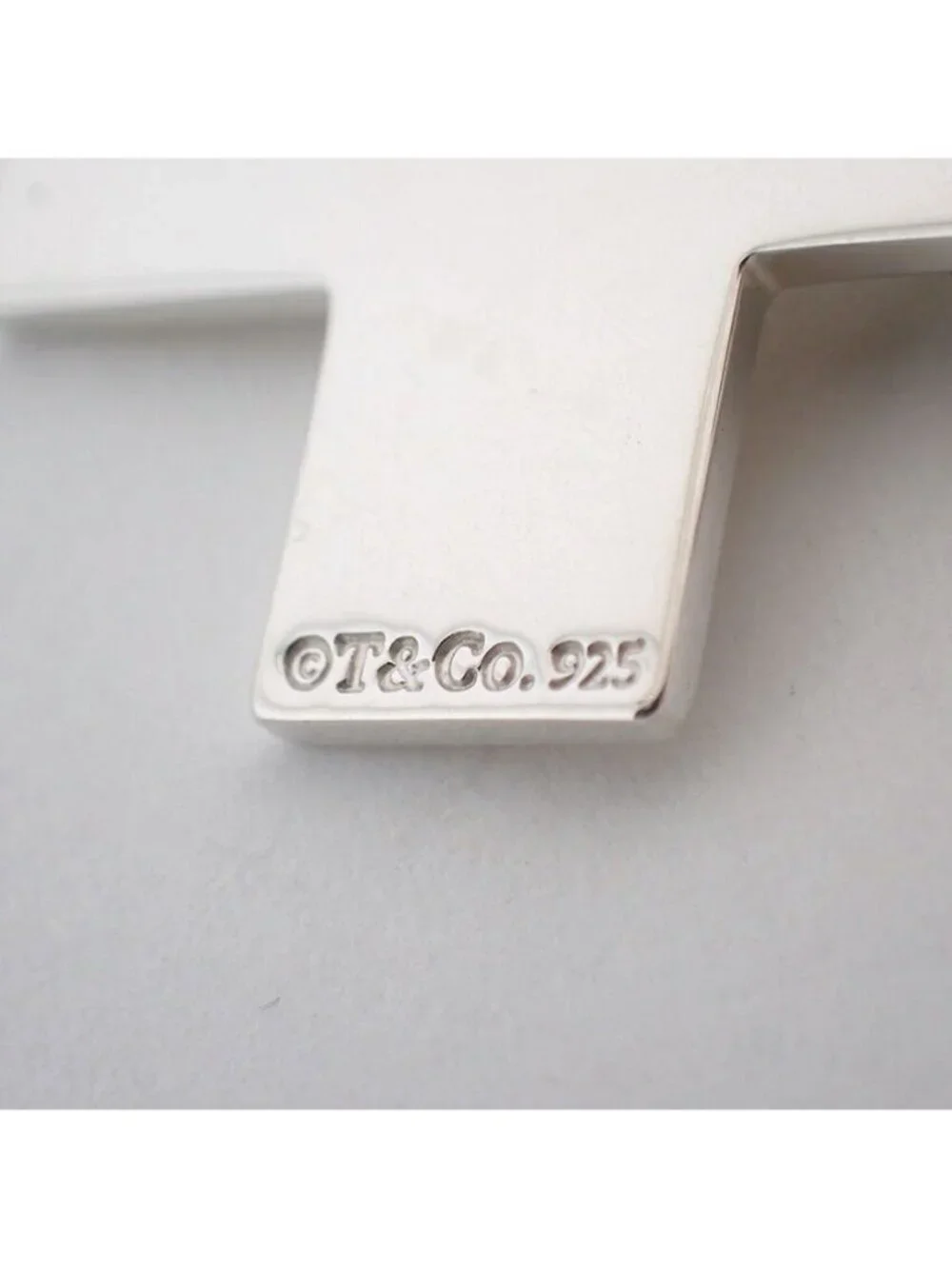 Tiffany & Co 1837 925 Double Cross Pendant